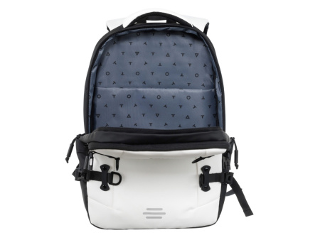 Рюкзак спортивный TORBER Xtreme 18, белый/чёрный, 31 х 12 х 46 см, 17л