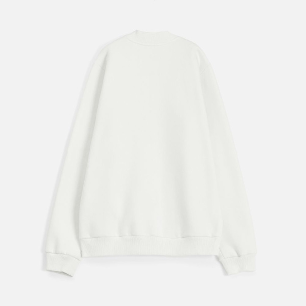 Бомбер унисекс AtmosWear, молочно-белый, размер S