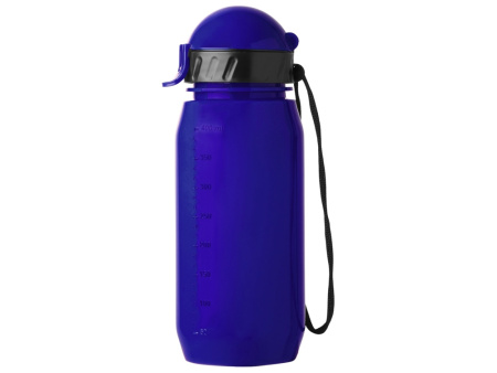 Бутылка для воды с трубочкой Little, 400 мл, синий
