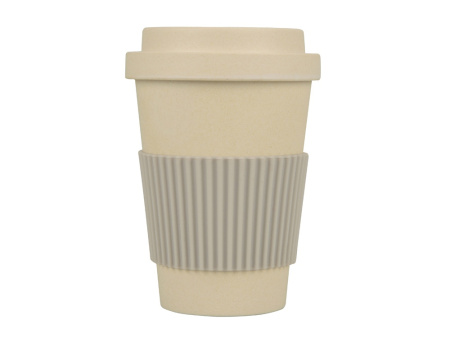 Термокружка Muffin из натуральных волокон, бежевый