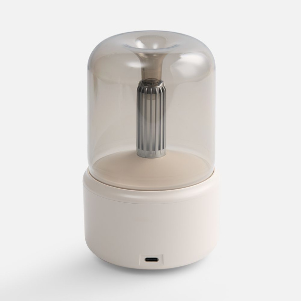 Увлажнитель-ароматизатор с подсветкой mistFlicker, молочно-белый