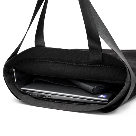 Шоппер/рюкзак Superbag Transformer, с молнией и двумя отделениями (черный)