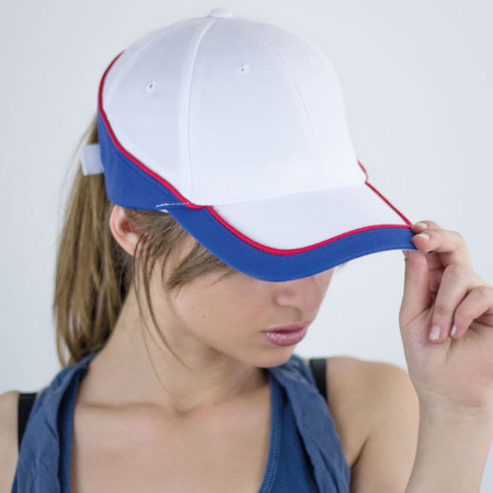 Бейсболка "Racing", 6 клиньев, застёжка на липучке