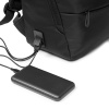 Бизнес рюкзак Таллер (Taller)  с USB разъемом, черный