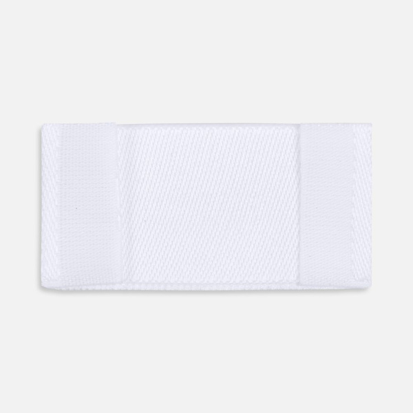 Лейбл тканевый Epsilon, XXS, белый