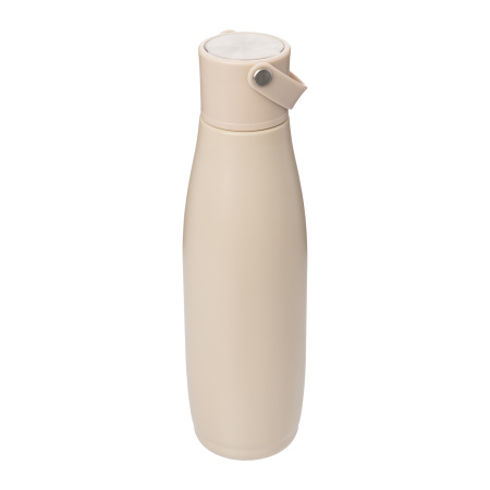 Термобутылка вакуумная герметичная Bosca, бежевая