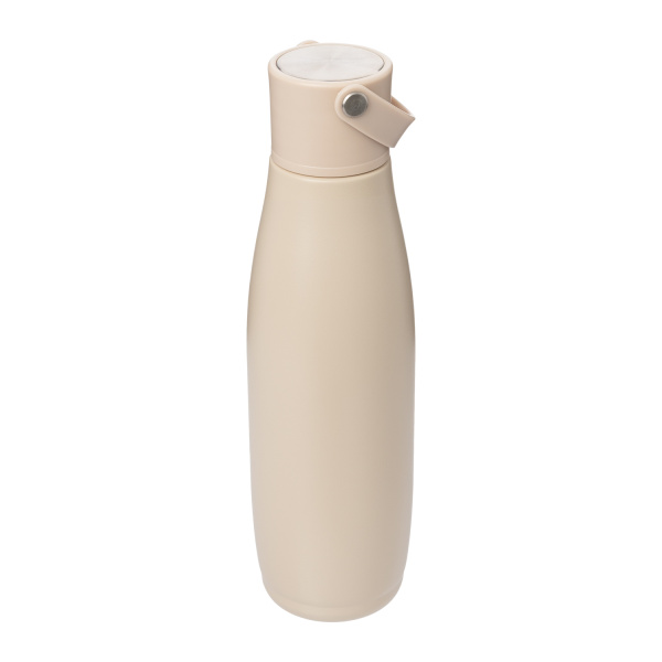 Термобутылка вакуумная герметичная Bosca, бежевая