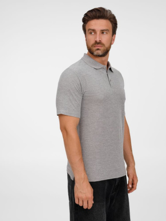 Рубашка поло унисекс Tervise, серый меланж, размер 3XL