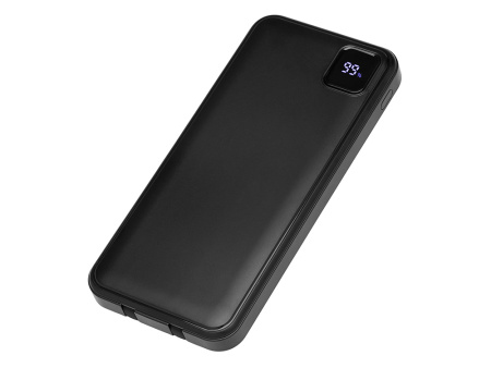 Внешний аккумулятор со встроенными кабелями Фрэйм, 10000мач