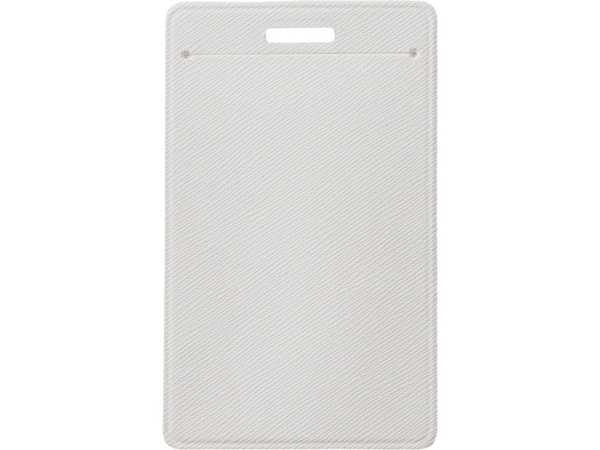 Бейдж с рулеткой-карабин Favor, белый