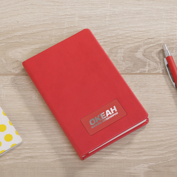 Шильд металлический, покрытие soft touch, подложка хром