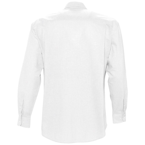 Рубашка мужская с длинным рукавом Boston белая, размер S