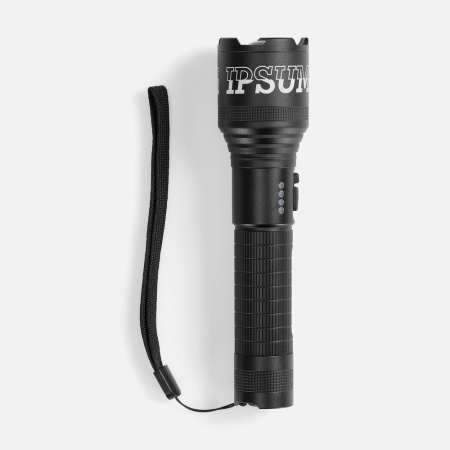Фонарь аккумуляторный с фокусировкой луча FarSee, черный