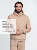 Худи Kulonga Oversize, бежевое (песочное), размер 3XL/4XL Худи Kulonga Oversize, бежевое (песочное), размер 3XL/4XL