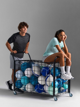 Футболка спортивная унисекс Vortex, черная, размер XXL