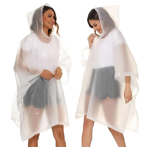 Дождевик-пончо Budget, белый