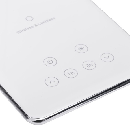 Настольная лампа с беспроводной зарядкой Power Spot, белая Настольная лампа с беспроводной зарядкой Power Spot, белая