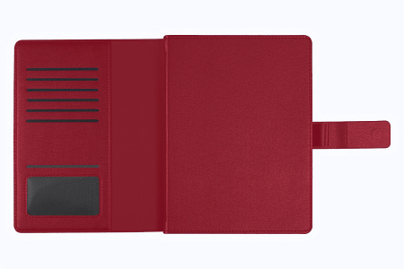 Ежедневник в суперобложке Country Alfa Mocco Business Edition B5, полутвердый, бордовый с золотом