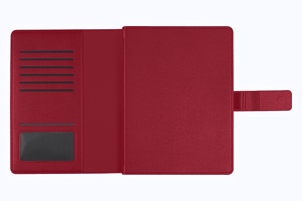 Ежедневник в суперобложке Country Alfa Mocco Business Edition B5, полутвердый, бордовый с золотом