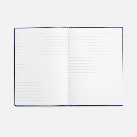 Блокнот Accenti, черный с синим