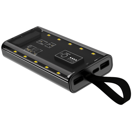 Внешний аккумулятор Wonder, 10000 Mah, черный