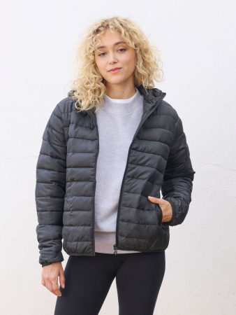 Куртка с капюшоном женская Stream Women, черная, размер XXL