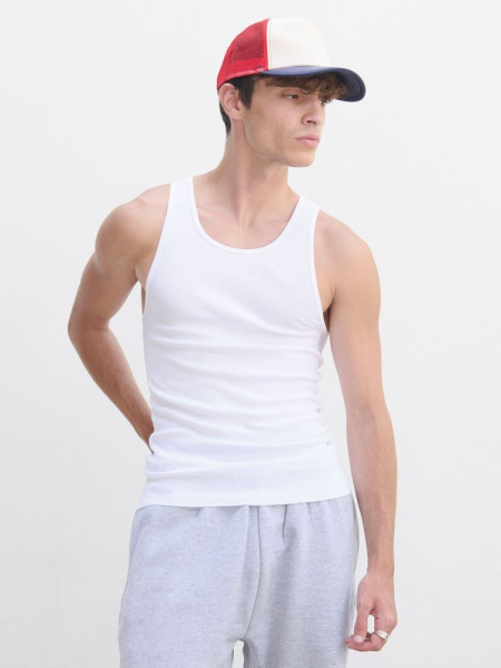 Майка унисекс Pablo, белая, размер S