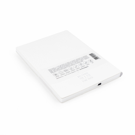 Блокнот линованный Pininfarina из каменной бумаги в мягкой обложке, А5, белый