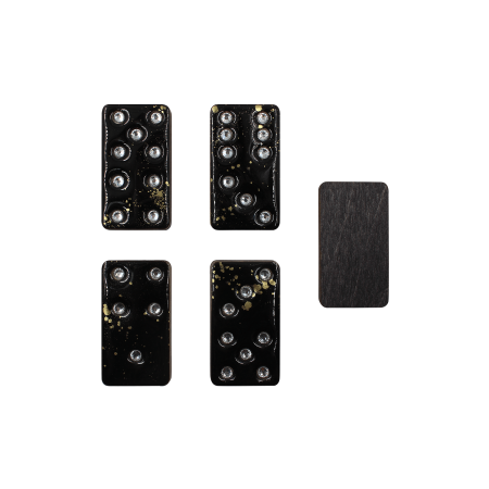 Домино WIN-WIN (черный с золотом)