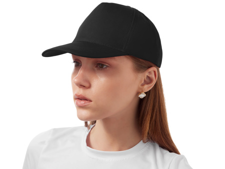 Бейсболка Мемфис 230 5-панельная, цвет черный