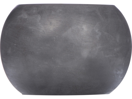 Круглая свечка в бетоне, фитиль дерево, oud wood