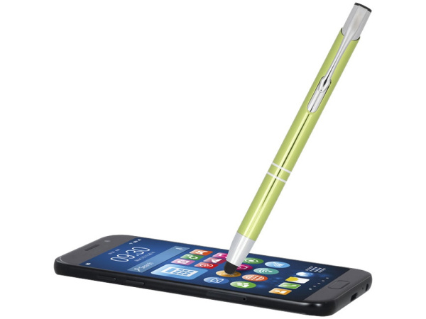 Ручка-стилус металлическая шариковая Moneta с анодированным покрытием