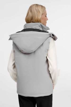 Жилет унисекс Sfera, светло-серый, размер 4XL