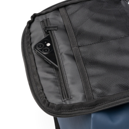 Рюкзак из искусственной кожи DERICK, морской синий