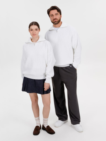 Джемпер Siluetti Birne, молочно-белый, размер S/M