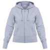 Толстовка женская Hooded Full Zip серый меланж