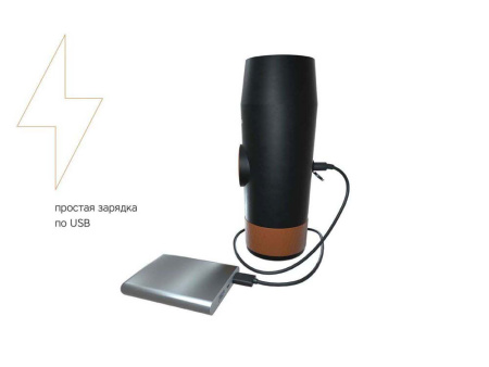 Портативная кофемашина Rombica Barista CTG-1 с логотипом Rombica (Р)