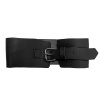Плед  "Belt"; чёрный; 130 х 180 см; 100% акрил, с поясом