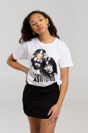 Футболка «Меламед. John Lennon, Yoko Ono», белая, размер S