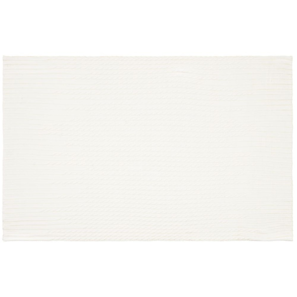 Плед Tressa, белый (молочный)