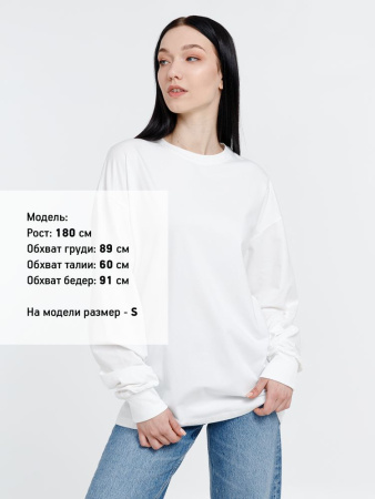 Футболка оверсайз унисекс Сity Sapiens, молочно-белая, размер S