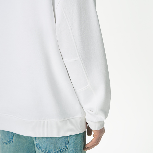 Худи оверсайз унисекс Фьюжн (Fusion), белый