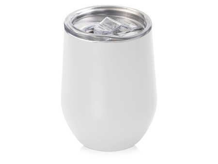 Подарочный набор c термокружкой, блокнотом, ручкой и свечкой, белый