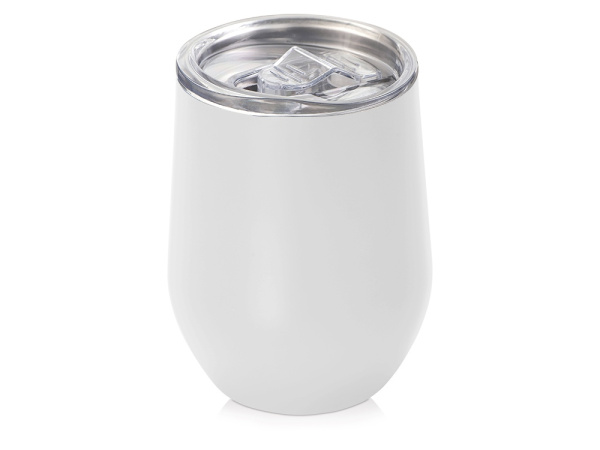 Подарочный набор c термокружкой, блокнотом, ручкой и свечкой, белый