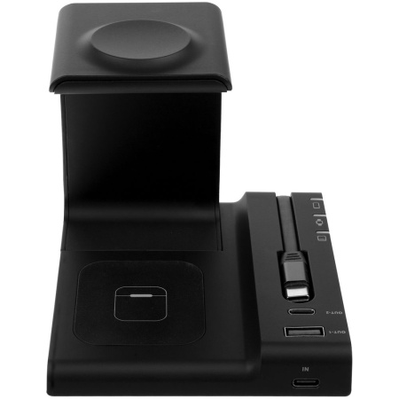 Зарядная станция Tres, черная Зарядная станция Tres, черная