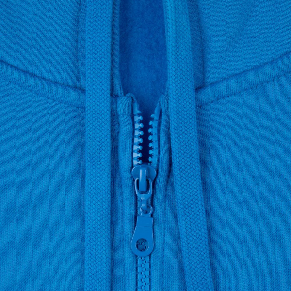 Толстовка на молнии с капюшоном Siverga Heavy 2.0, бирюзовая, размер XS