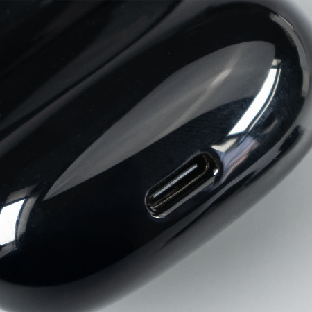 Наушники ECHO беспроводные без амбушюр, пластиковый корпус, черные