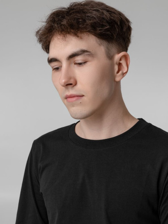 Футболка с длинным рукавом Lehta, черная, размер 3XL