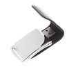 Флеш накопитель Shine, USB 2.0 64GB, металл/кожзам, серебро/черный