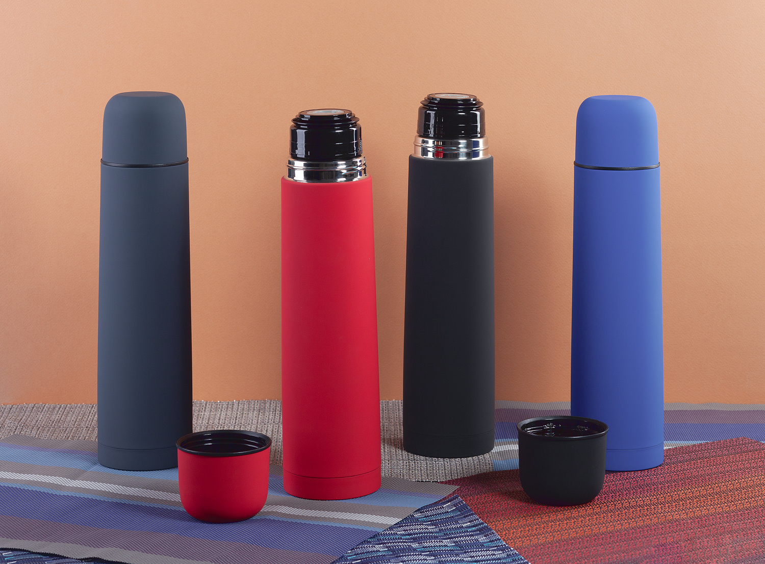 Термос "Родос", покрытие soft touch, 1 л.